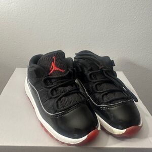 Kids Black and Red Sneakers